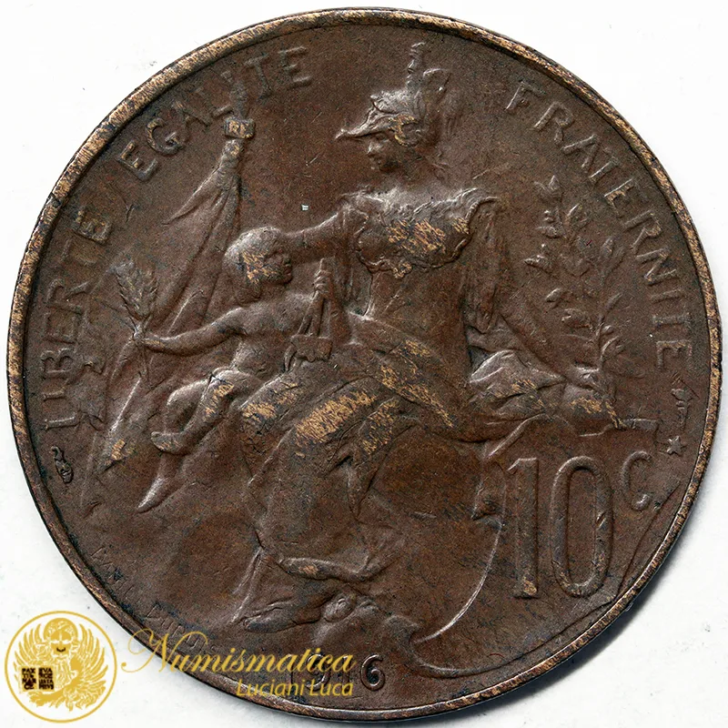 Francia 10 Centimes 1916 #4065