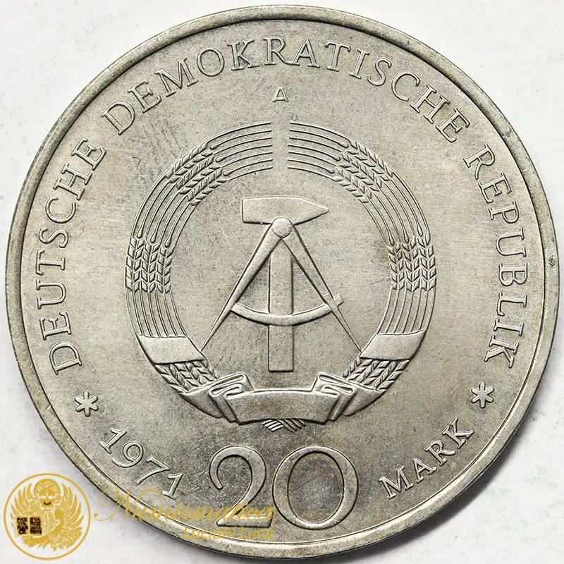 Germania DDR 20 Marchi 1971 ERNST THALMANN #4069