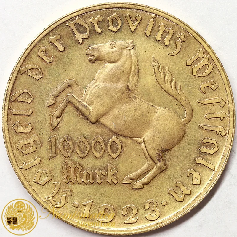 GERMANIA Vestfalia 10000 MARCHI 1923 #1444
