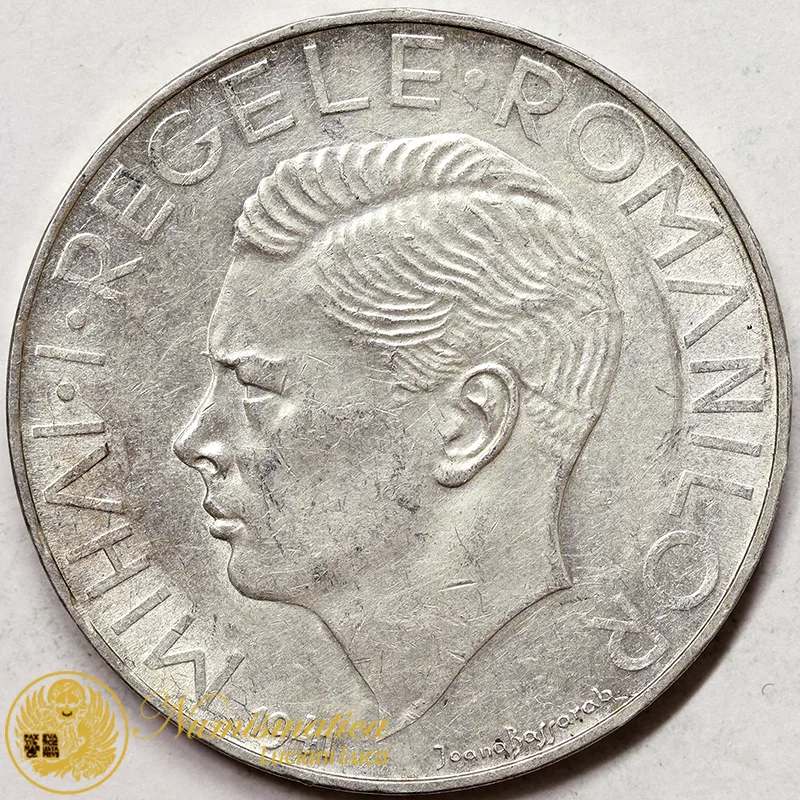 ROMANIA 500 Lei 1941 Michele I Riunione della Bessarabia argento #1642