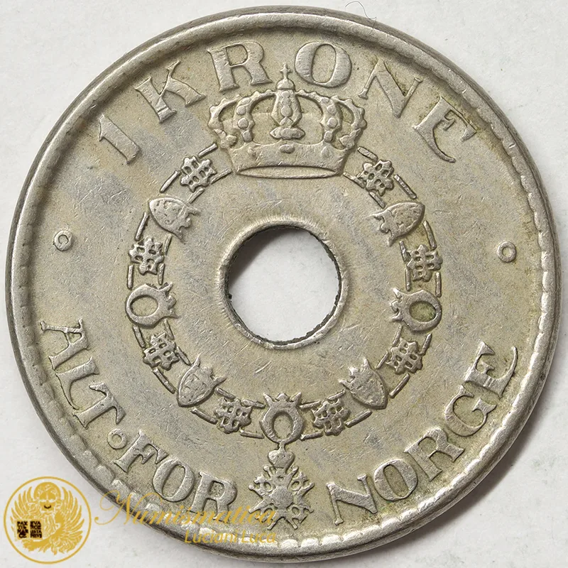 NORVEGIA 1 KRONE 1950 #1666