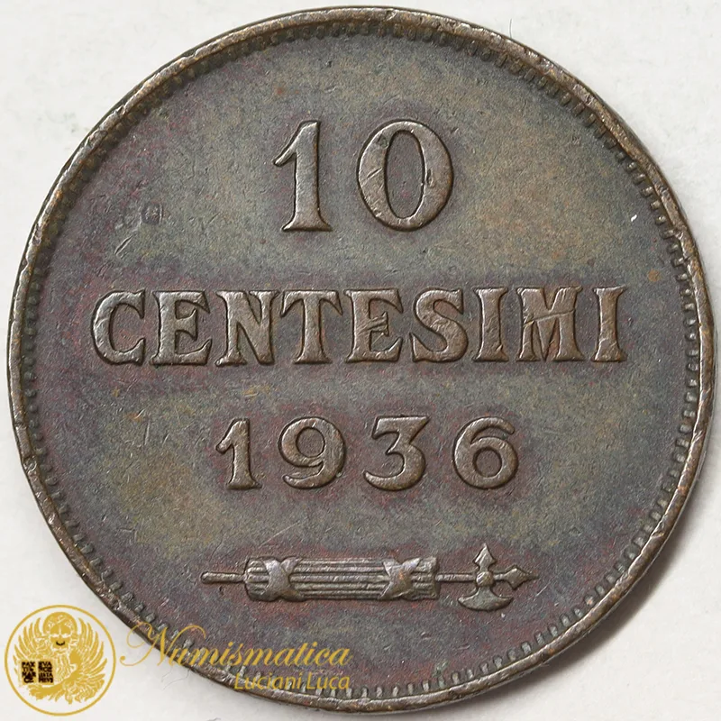 SAN MARINO 10 CENTESIMI 1936 #1734