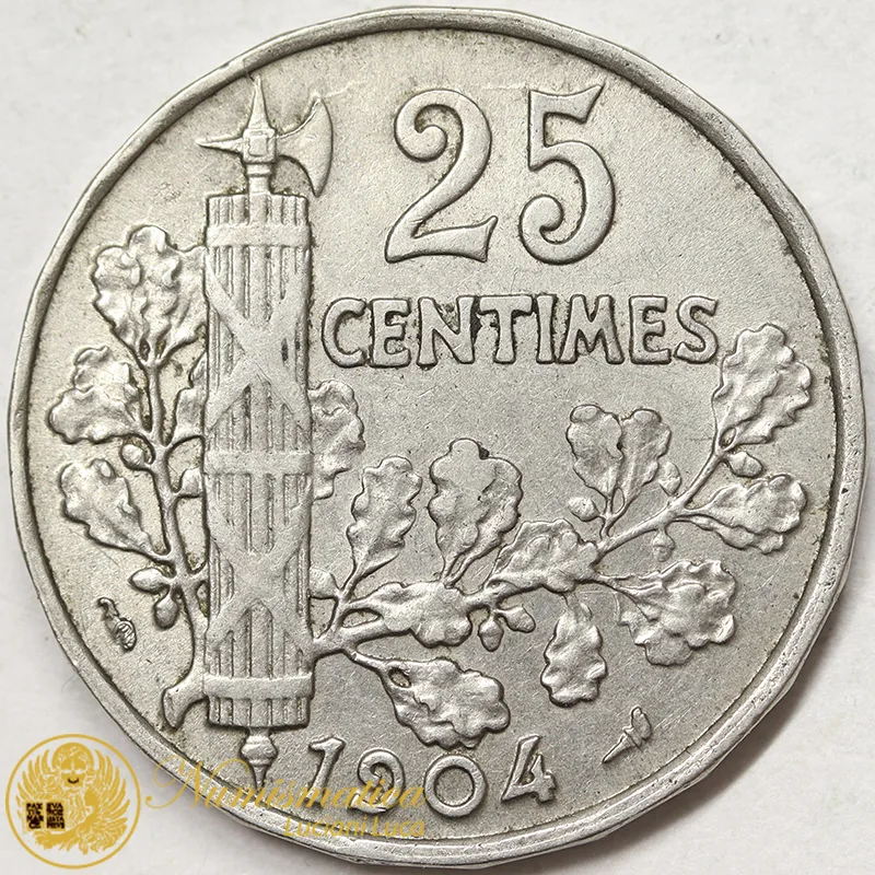 Francia 25 Centimes 1904 #1737