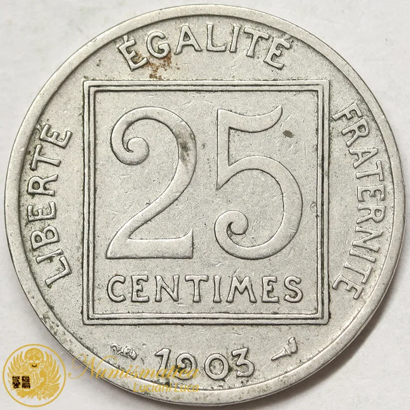 Francia 25 Centimes 1903 #1738+