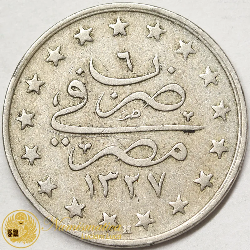 EGITTO 1 Qirsh AH1327/6 (1913) #1740