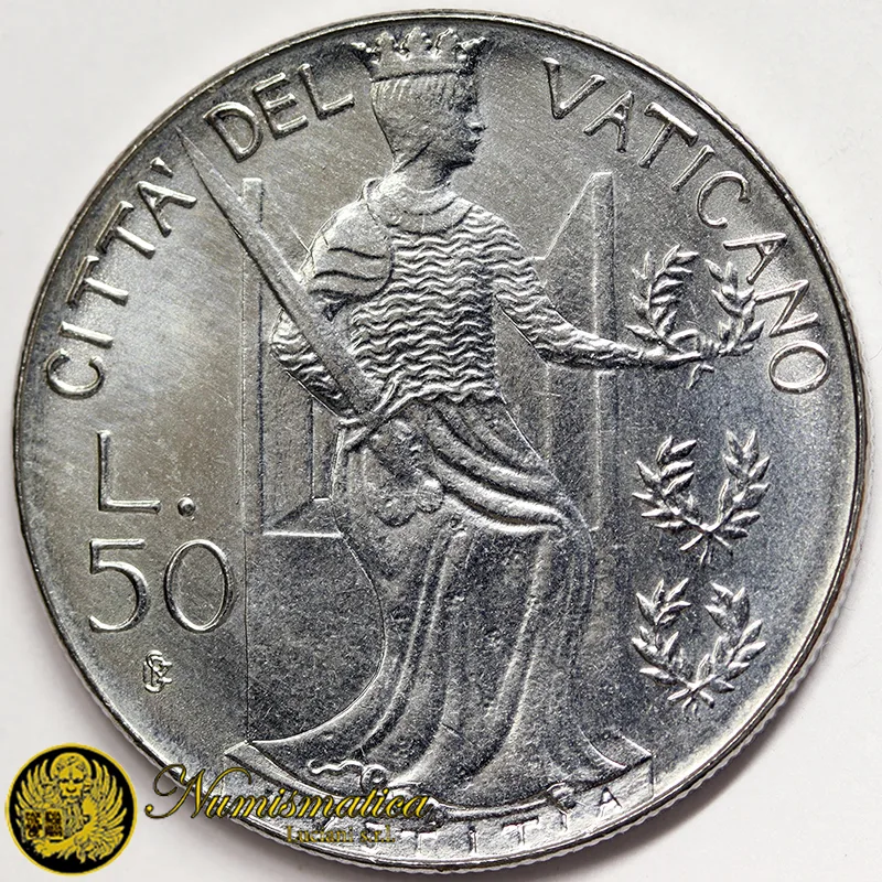 VATICANO 50 LIRE 1979 PAPA GIOVANNI PAOLO II §561