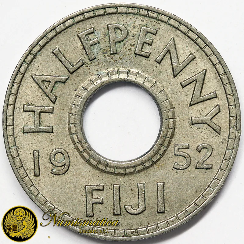 FIJI 1/2 PENNY 1952 §729