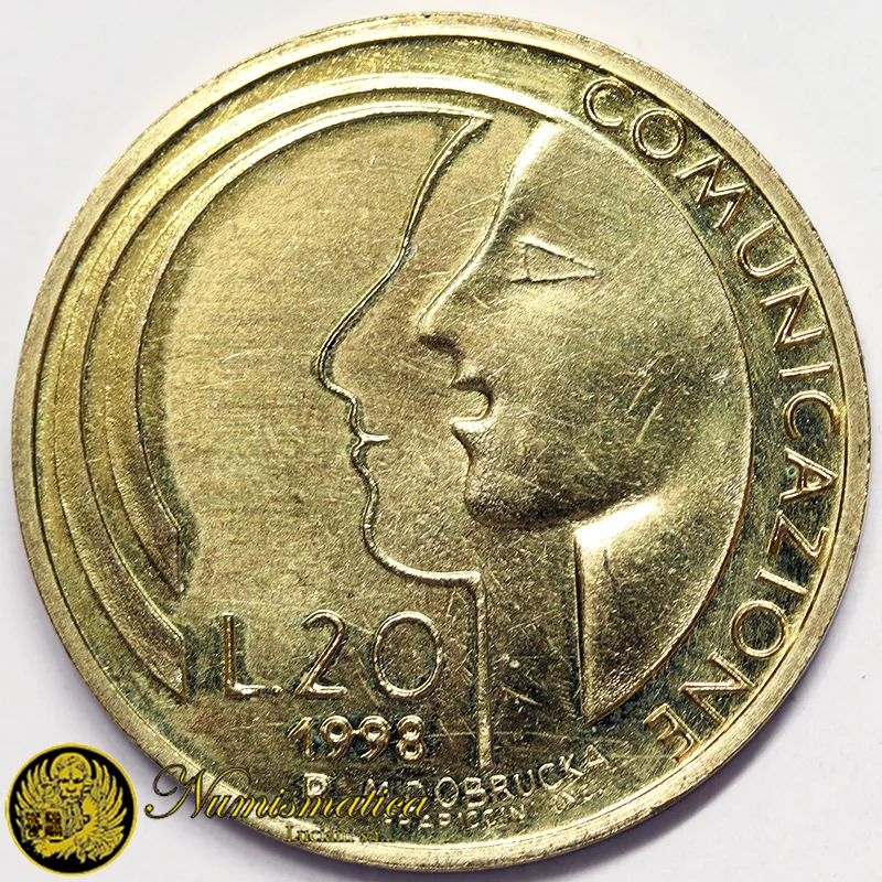 SAN MARINO 20 Lire 1998 Comunicazione §758