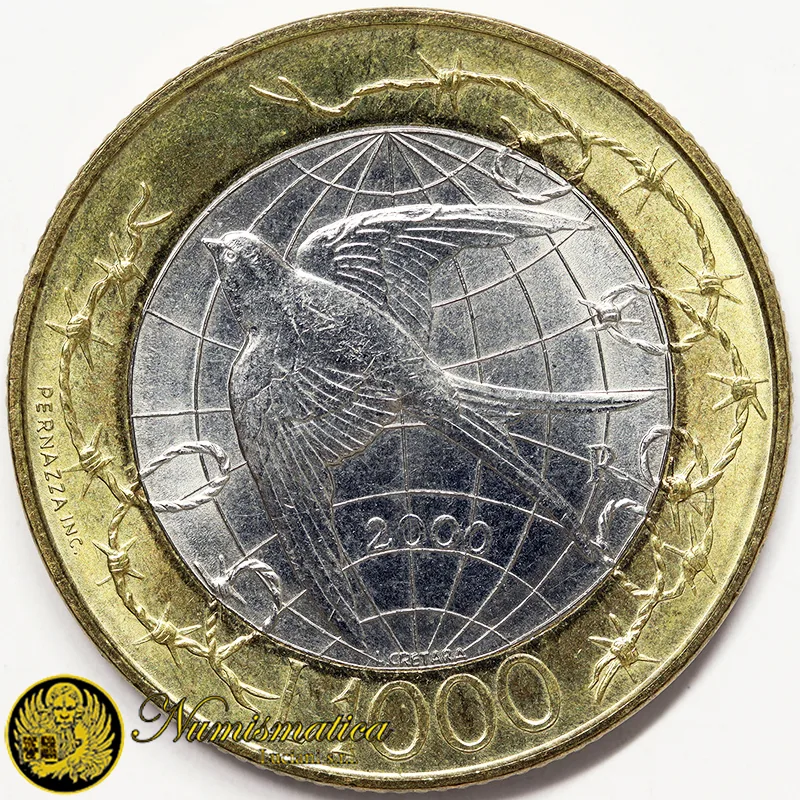 SAN MARINO 1000 Lire 2000 Libertà §777