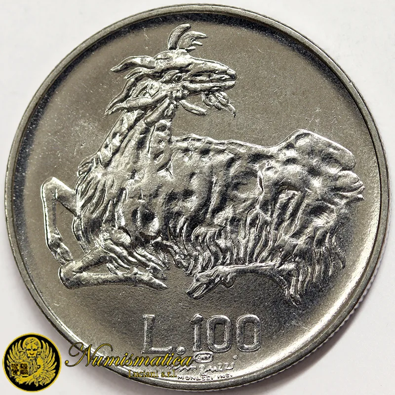 SAN MARINO 100 Lire 1974 Capra §182
