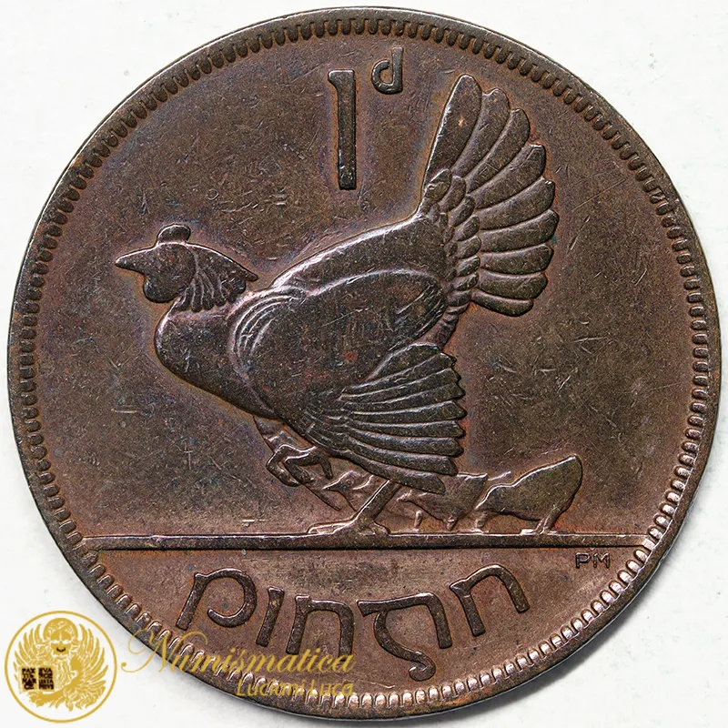 IRLANDA 1 PENNY 1928 #4313