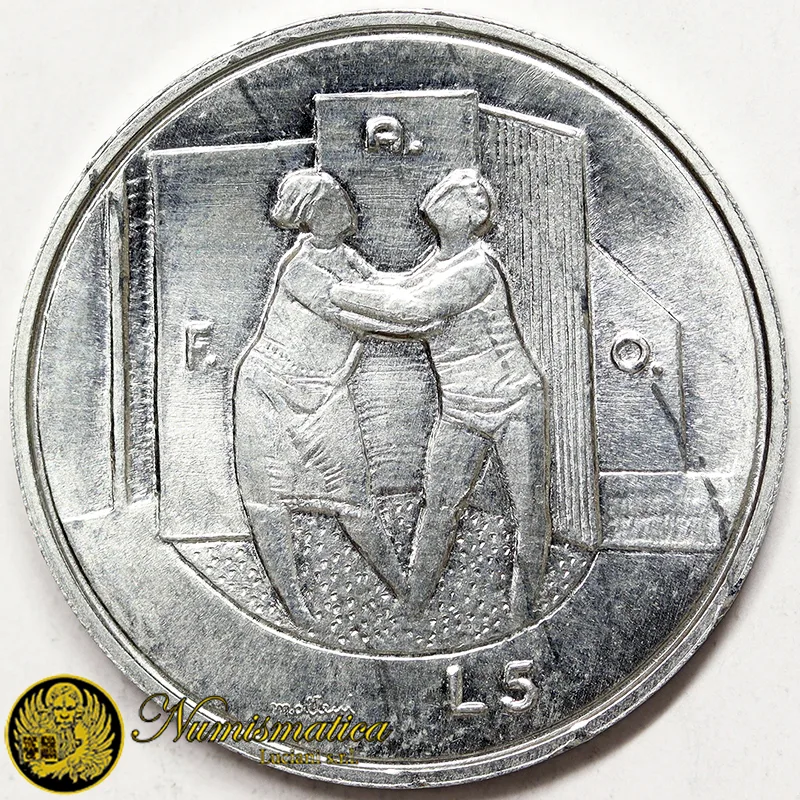 SAN MARINO 5 LIRE 1976 FAO Fdc §267