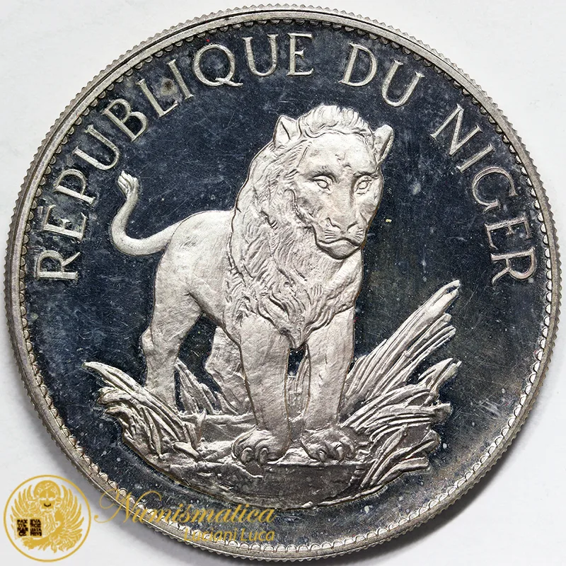 NIGER 10 FRANCHI 1968 KM8.1 ARGENTO #4490
