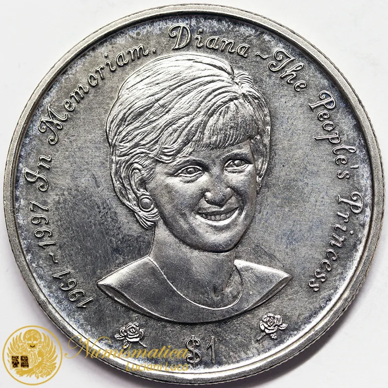 NIUE 1 DOLLARO 1997 LEDY DIANA #4534