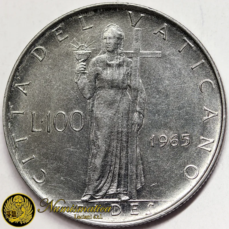 VATICANO 100 Lire 1965 Paolo VI §656