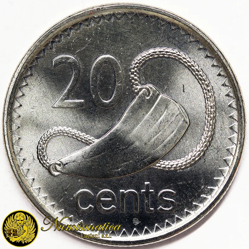 FIJI 20 CENTS 2009 Tabua §801