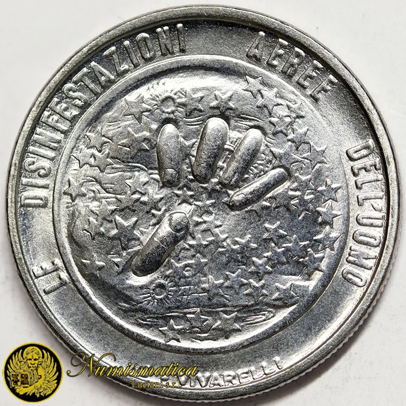 SAN MARINO 50 Lire 1977 Le Disinfestazioni Aeree dell’Uomo §840