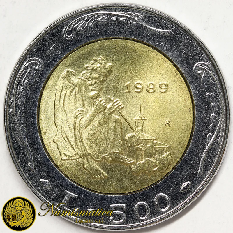 SAN MARINO 500 Lire 1989 Santo §852