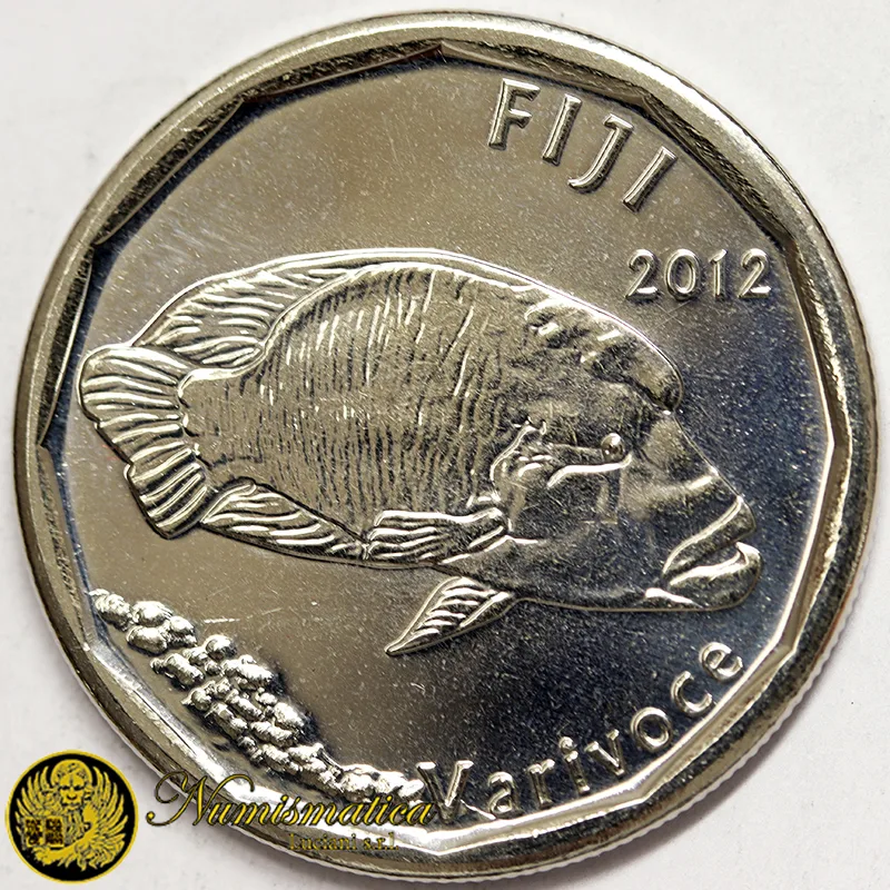 FIJI 50 CENTS 2012 PESCE NAPOLEONE FDC §875
