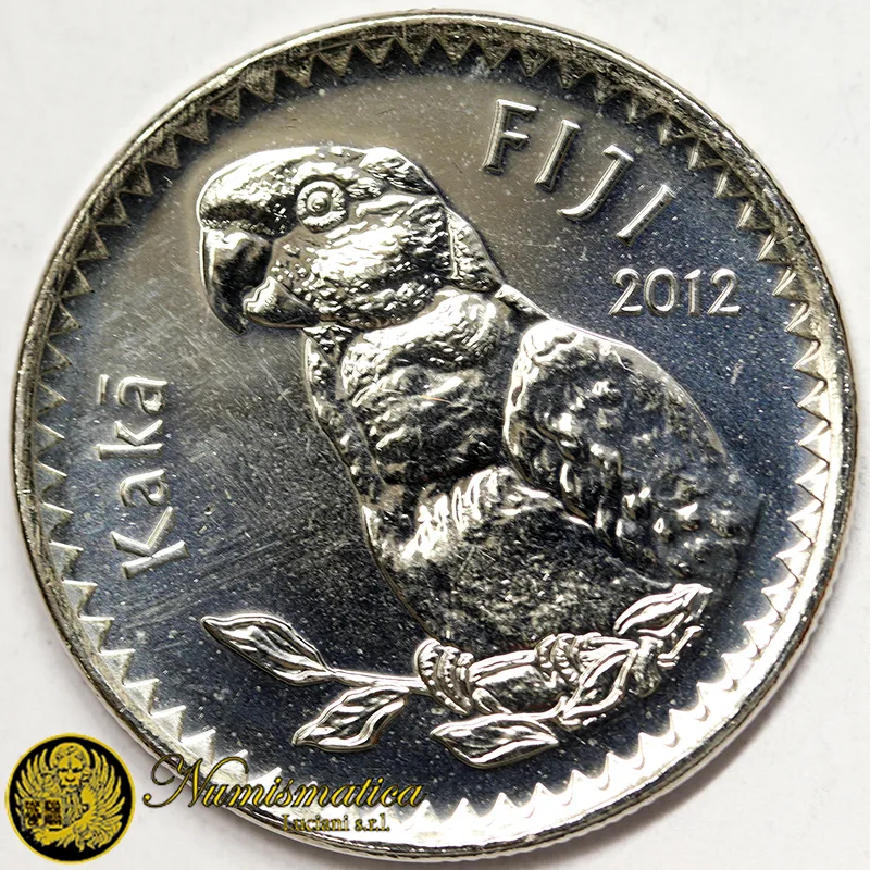 FIJI 20 CENTS 2012 PAPPAGALLO ROSSO FDC §876