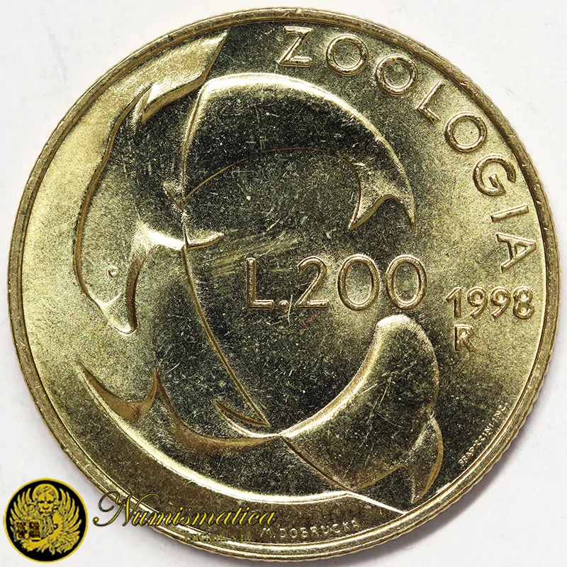 SAN MARINO 200 Lire 1998 Zoologia §881