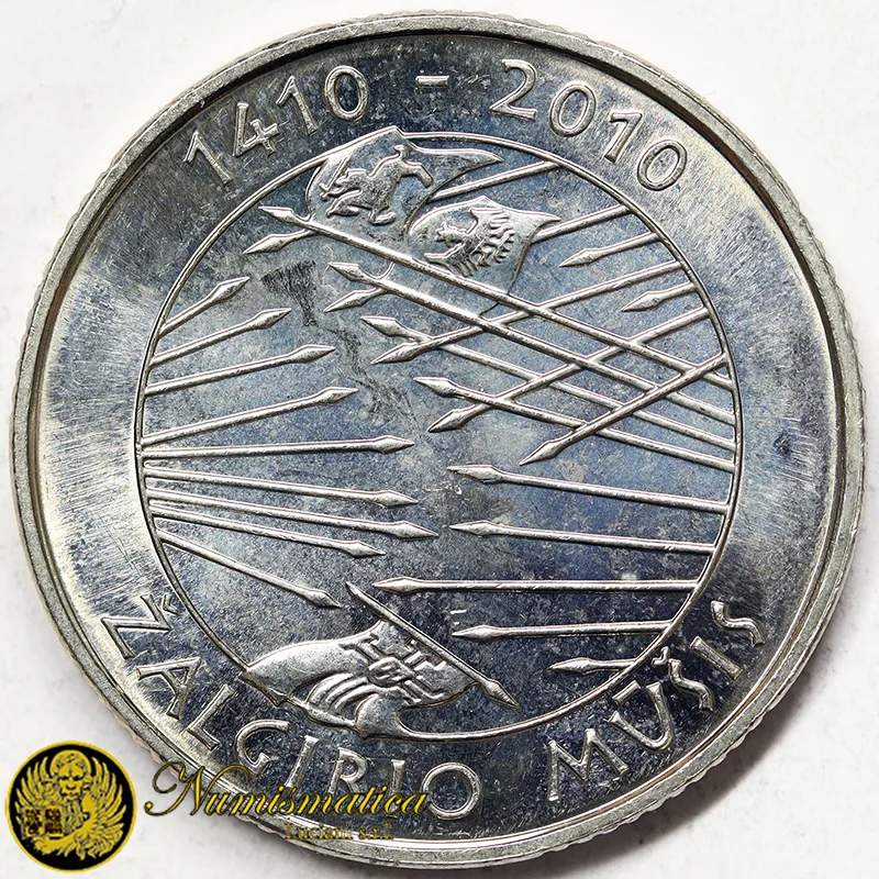 LITUANIA 1 LITAS 2010 commemorativa Fdc §154