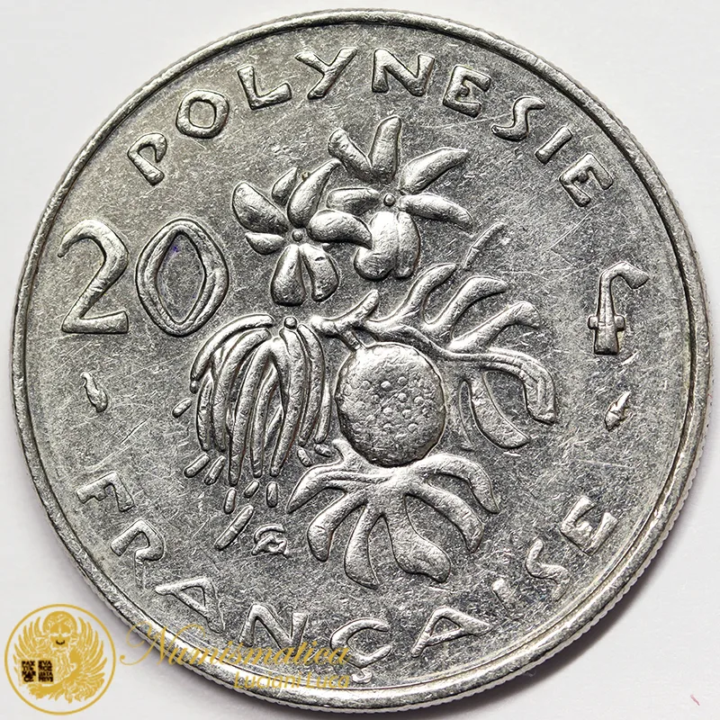 POLINESIA FRANCESE 20 FRANCHI 1991 #4800