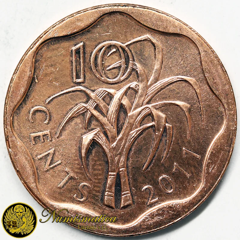 SWAZILAND 10 Cents 2011 Fdc §625