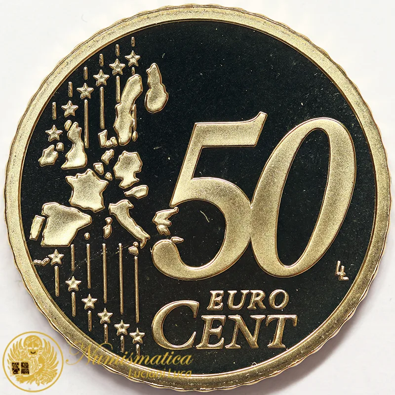 VATICANO 50 Centesimi 2007 Benedetto XVI proof #4904