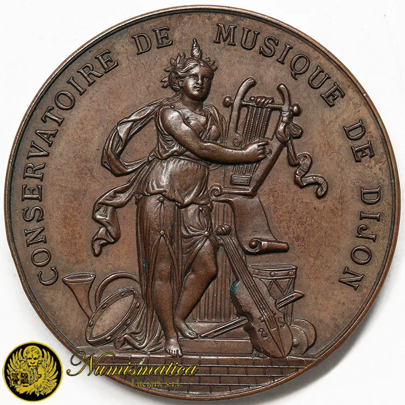 FRANCIA Medaglia Conservatorio della Musica DIJON §M56