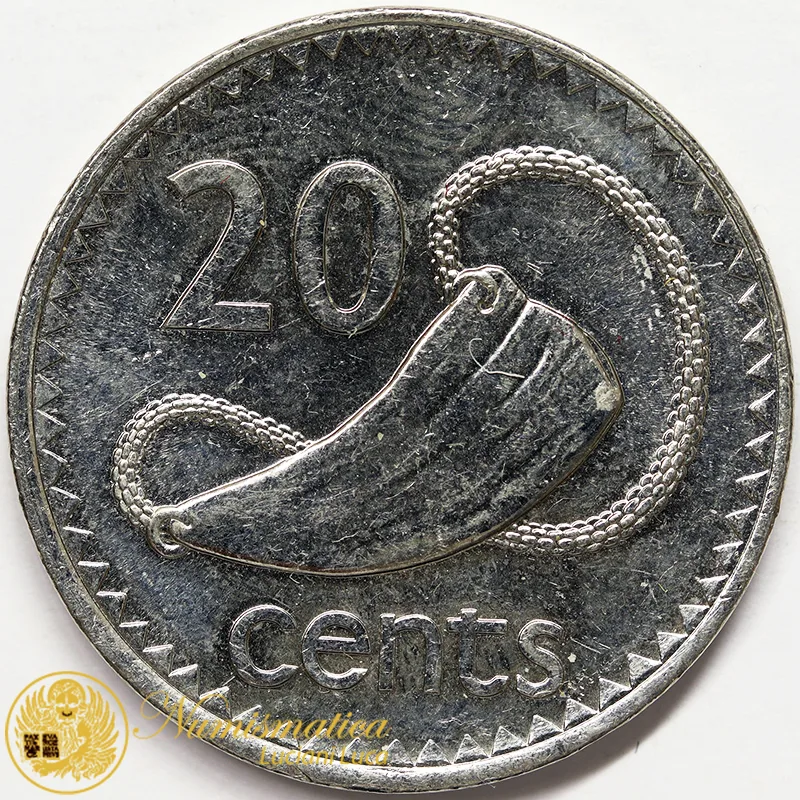FIJI 20 Cents 1992 Elisabetta II #4951