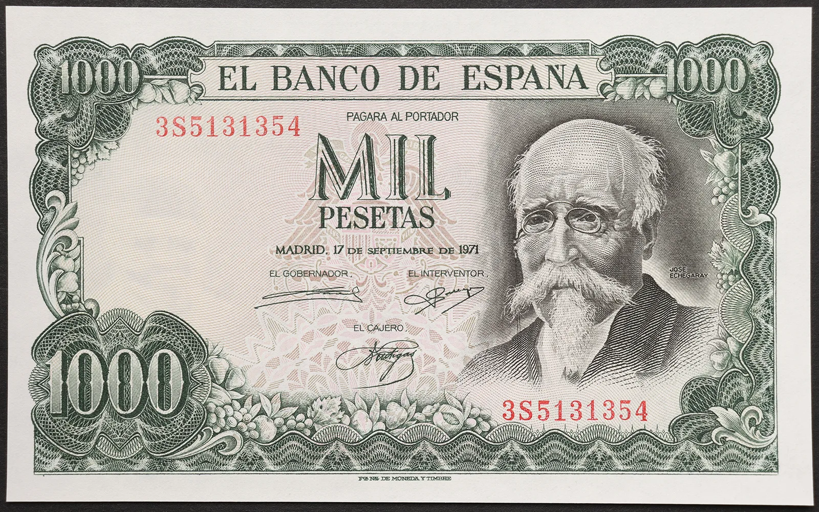 SPAGNA 1000 Pesetas 1971 FDS Pick#154a.3 #B898