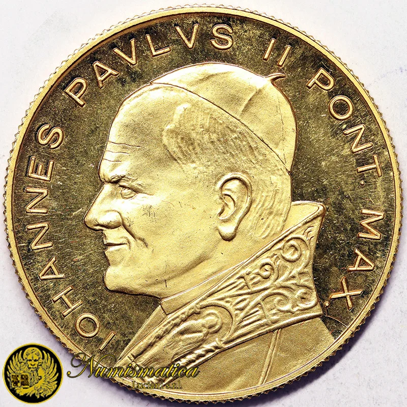 Medaglia Giovanni Paolo II Totus Tuus Ø 35 mm Bronzo 13,82 gr #426