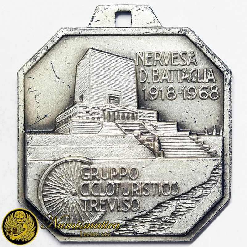 Medaglia GRUPPO CICLOTURISTICO TREVISO Nervesa della Battaglia 1968 §M201
