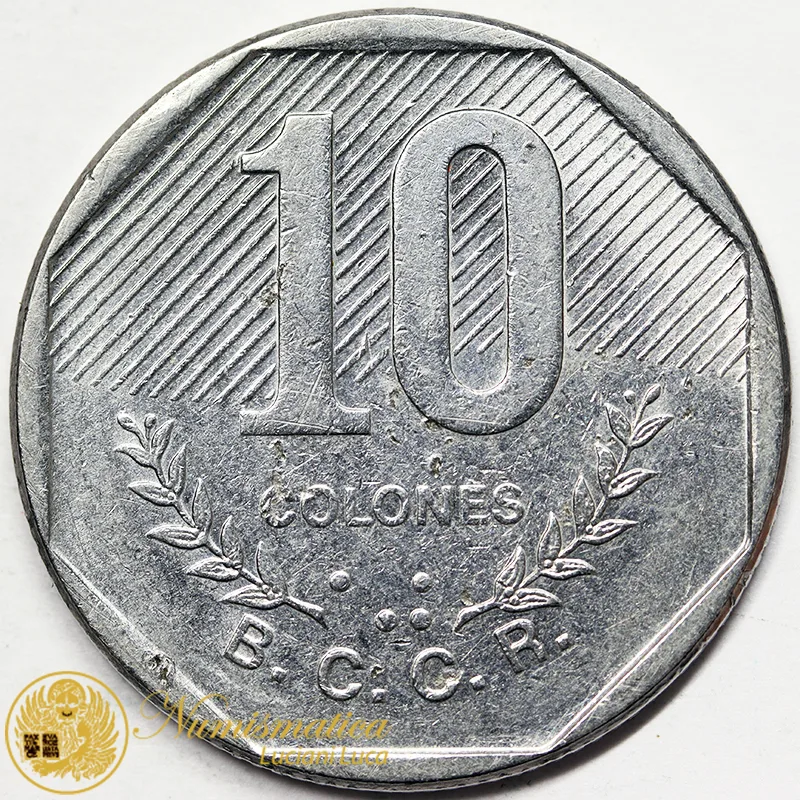 COSTA RICA 10 COLONES 1985 #5043