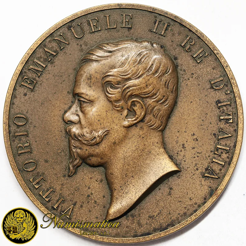 Medaglia Vittorio Emanuele II Veterani e Reduci Guardia d’Onore nel 100° Morte §M282