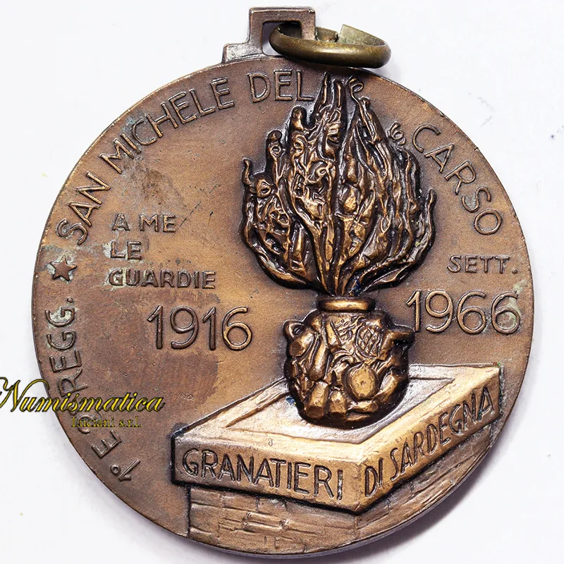 Medaglia Associazione Granatieri Sardegna 1° e 2° Reggimento San Michele §M309