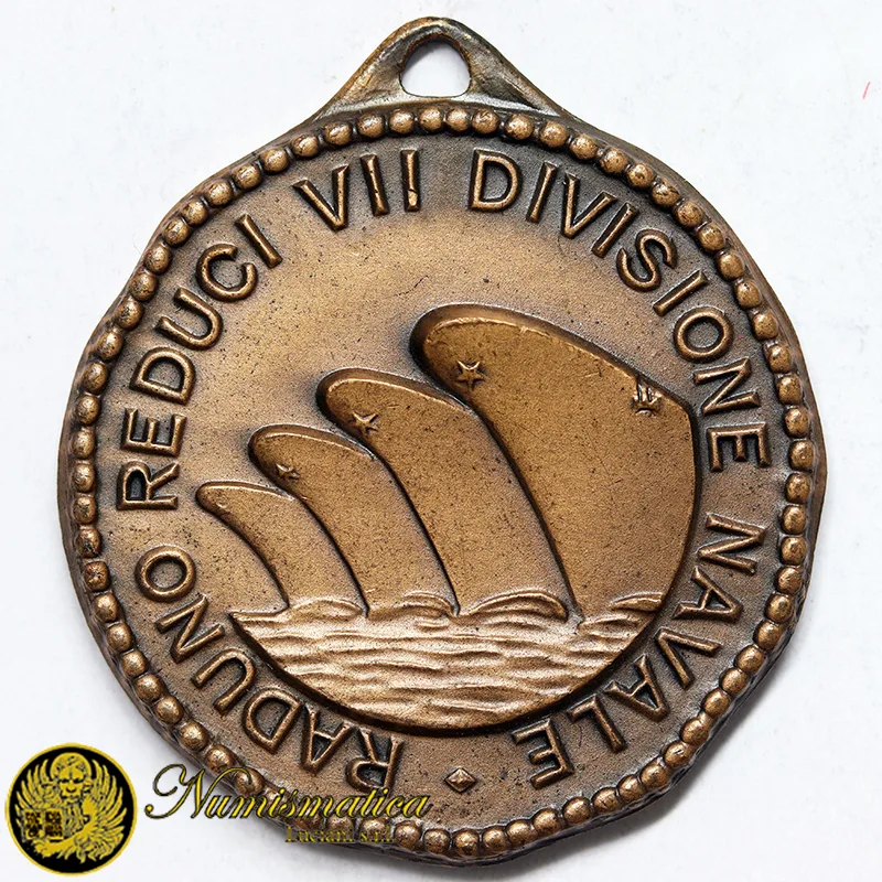 Medaglia 1981 TORINO Raduno Reduci 7^ Divisione Navale #MD669