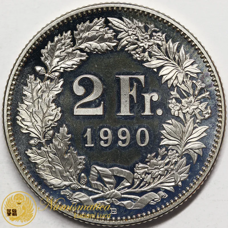Svizzera 2 Franchi 1990 #5094