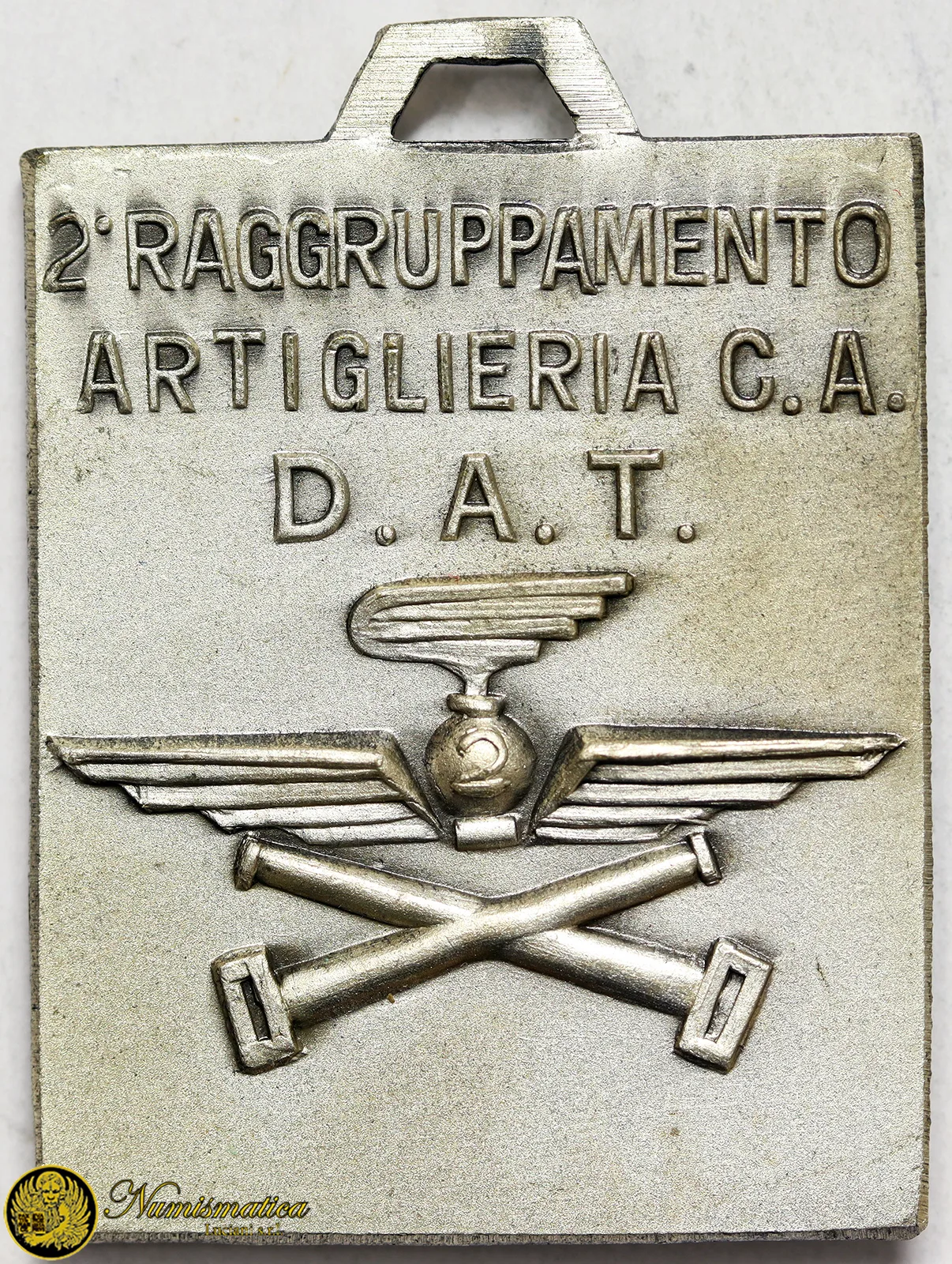Medaglia 2° Raggruppamento Artiglieria Corpo Armata DAT #MD687