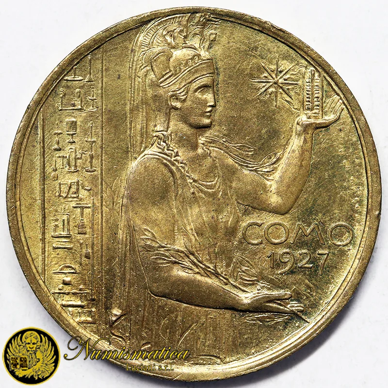 ALESSANDRO VOLTA prova di conio 1° CENTENARIO VOLTIANO 1927 COMO #MD694