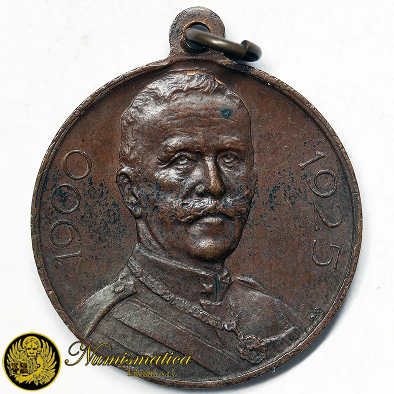 Medaglia VITTORIO EMANUELE III 1925 / PER 25 ANNI REGNO #MD740
