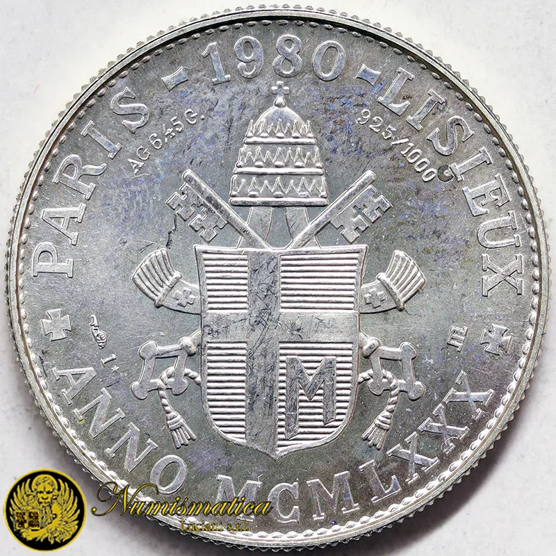 Medaglia GIOVANNI PAOLO II 1980 VATICANO #MD1311