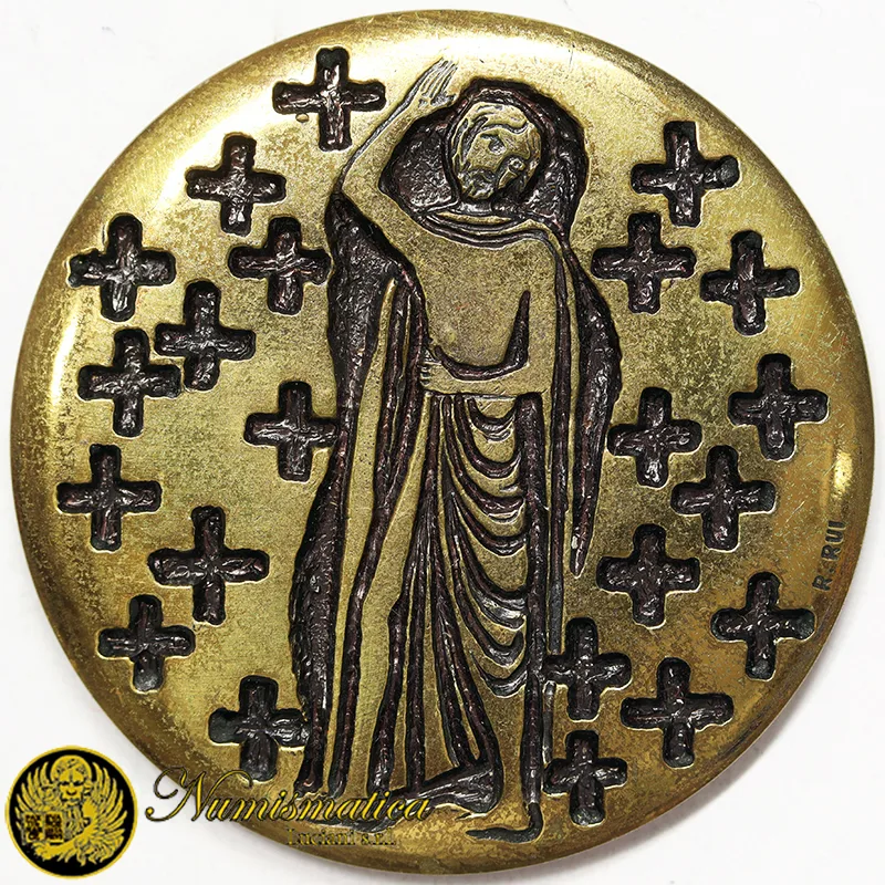 Medaglia Paolo VI Visita in Uganda 1969 Opus R. Rui Ø 44 mm Bronzo 40,17 gr #MD1403