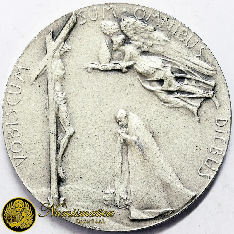 Medaglia 1965 PAOLO VI 1963-78 IV Sessione Concilio Vaticano II Opus V. Crocetti Ø 44 mm Argento 800 44,10 gr Rara #MD1434