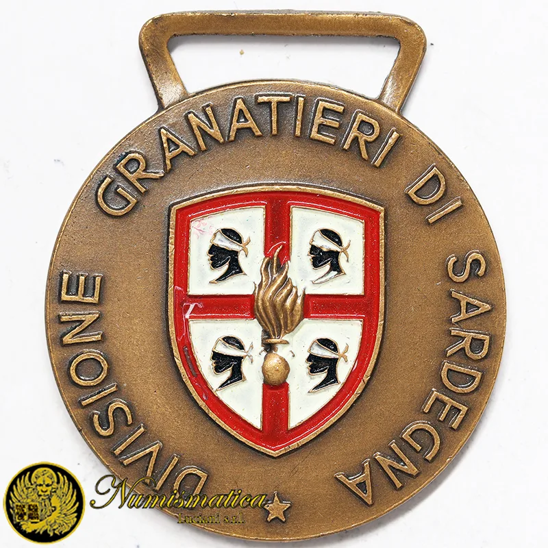 Medaglia Divisione Granatieri Sardegna Esercitazione Etruria 1972 smalti #MD1451