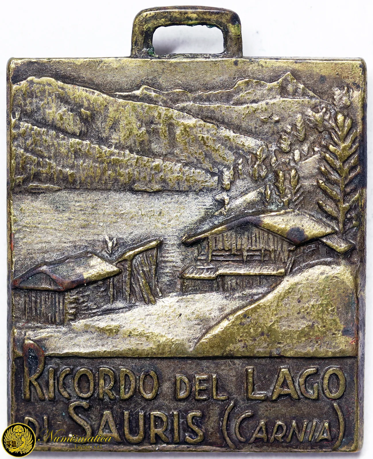 MEDAGLIA MADONNA DELLA MONTAGNA RICORDO LAGO DI SAURIS Carnia #MD1616
