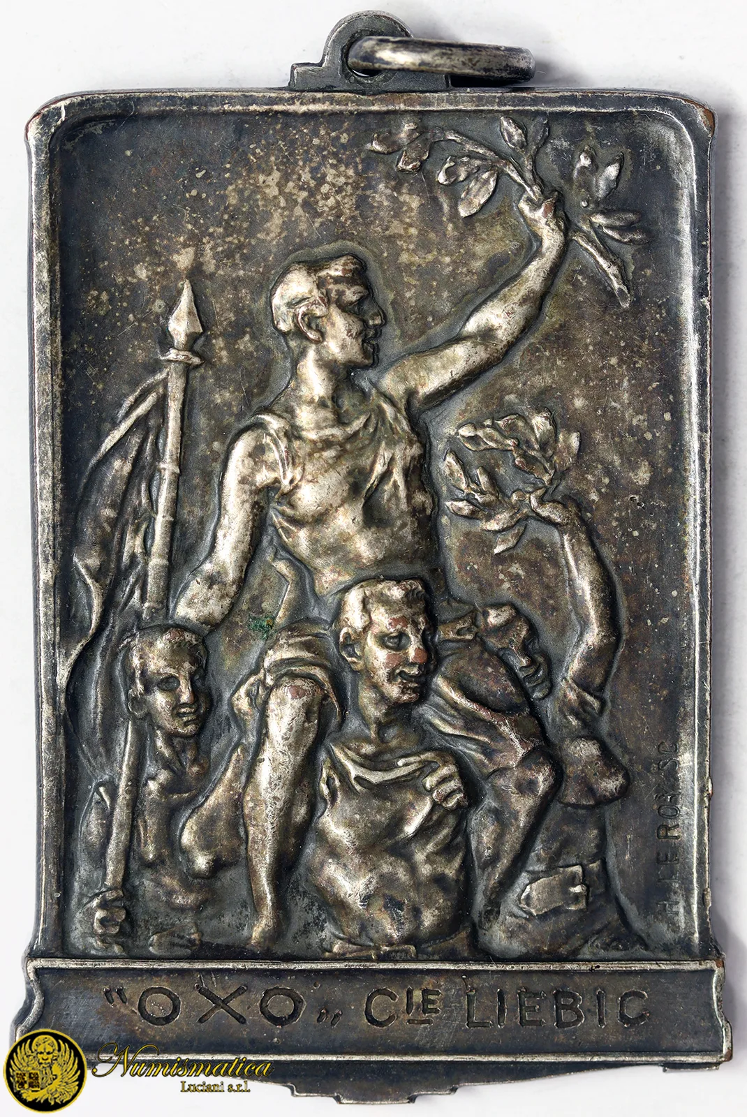 Medaglia Liegi Tour Pedestre Gara Podistica 1928 71×47 mm #38