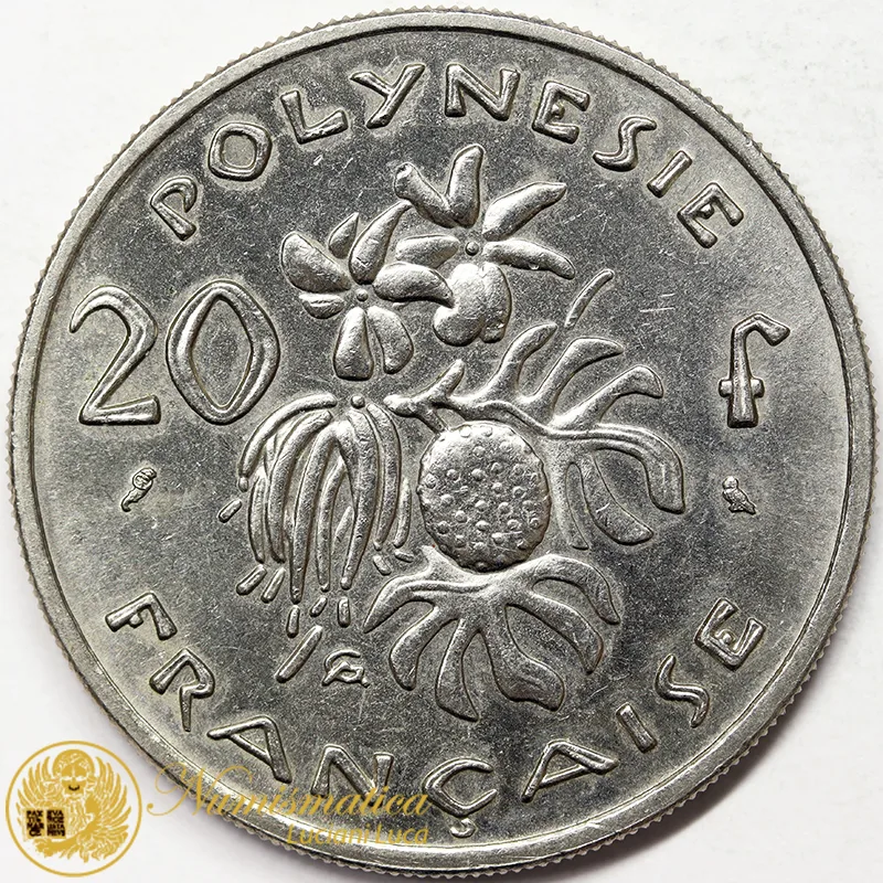 POLINESIA FRANCESE 20 FRANCHI 1970 #5201