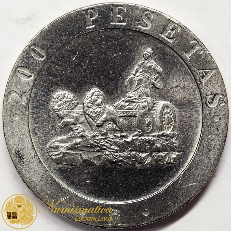 SPAGNA 200 PESETAS 1990 Juan Carlos I #5207
